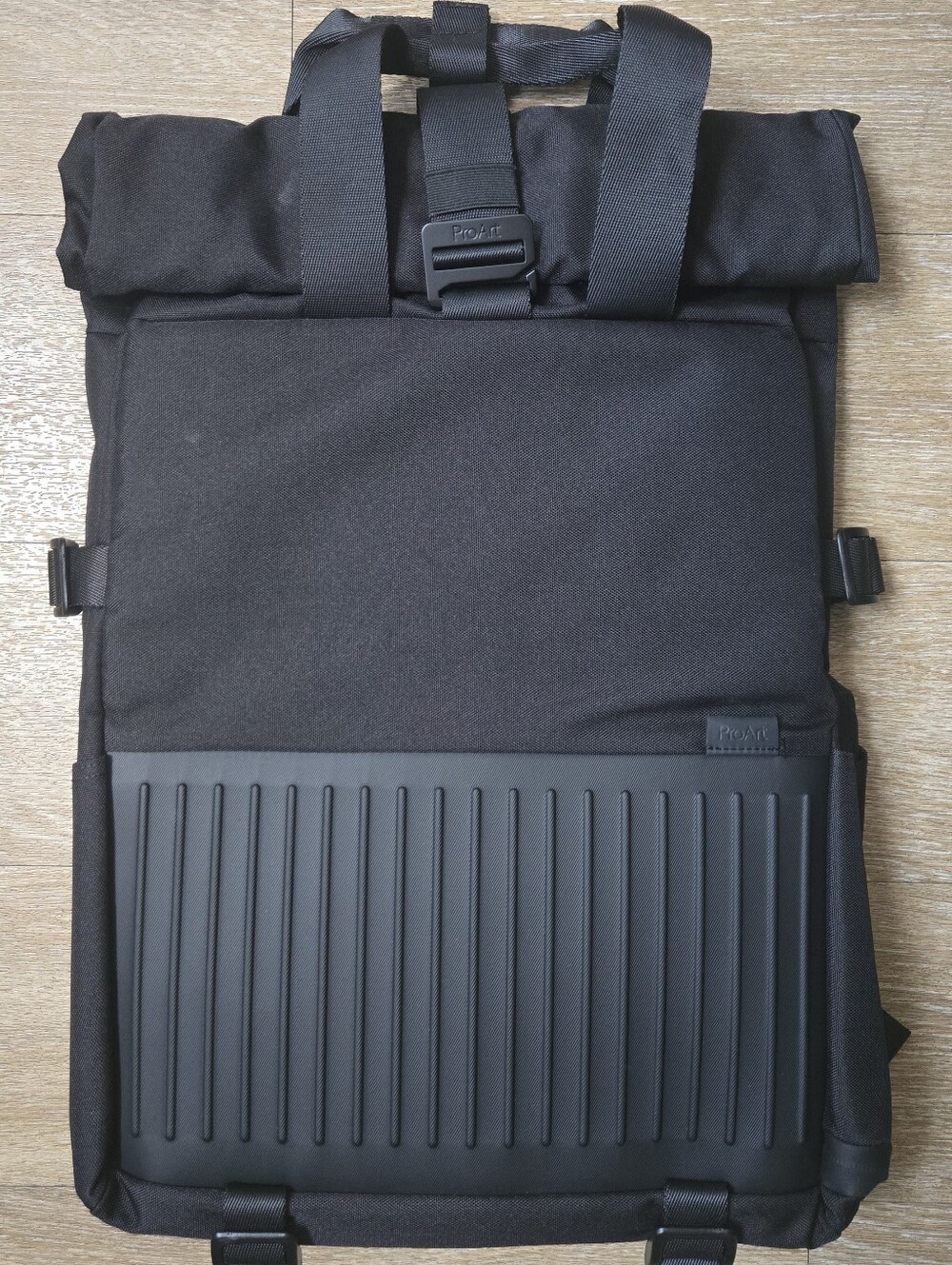 ASUS Black Roll-Top Laptop Backpack